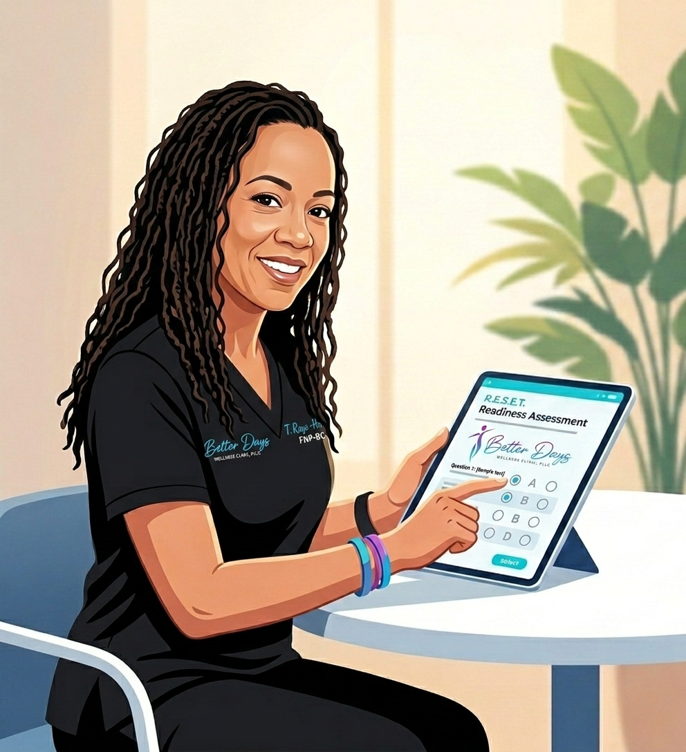 Better Days R.E.S.E.T. Readiness Assessment Illustration